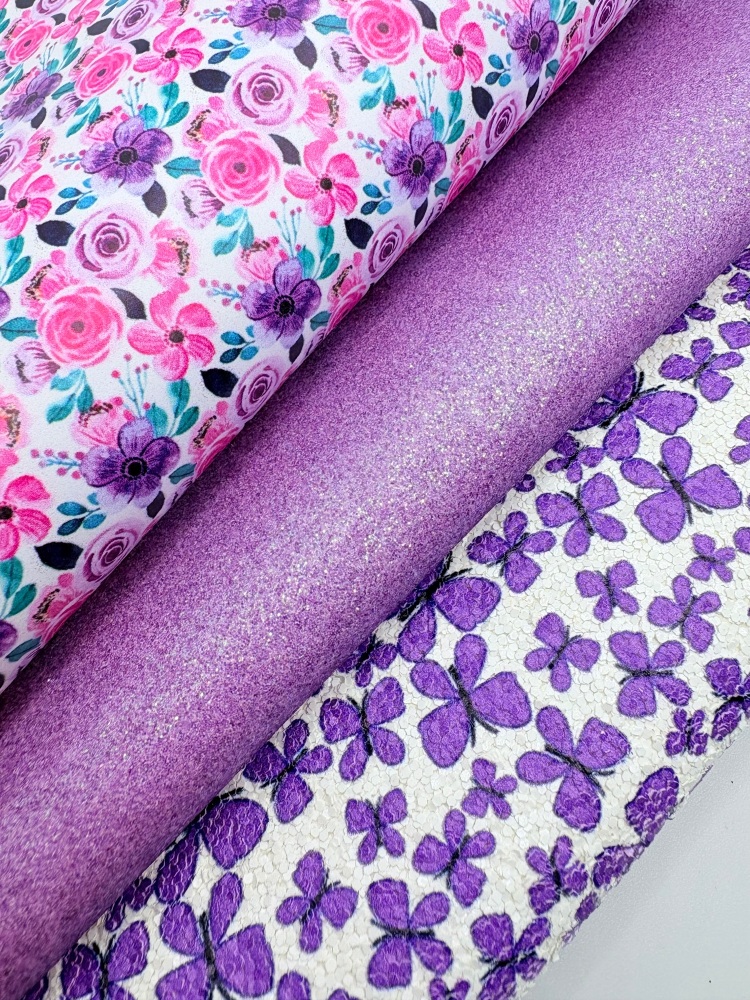Purple floral buitterfly fiver friday bundle