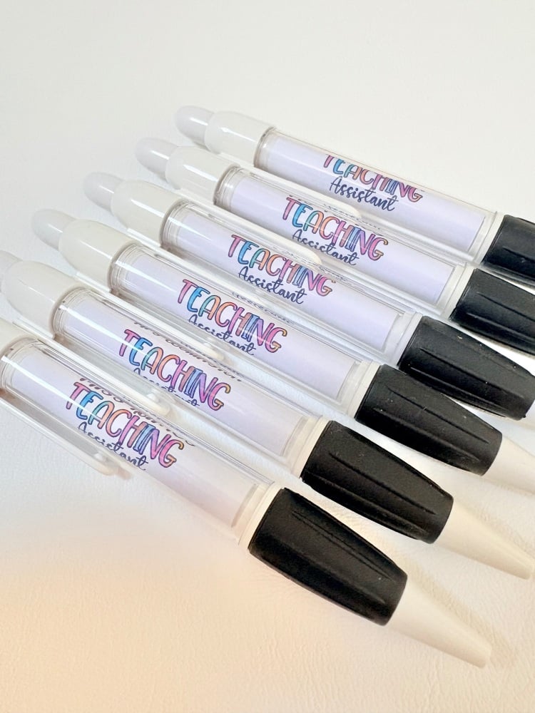 Personalised Teaching Assistant Pen Office Stationery Supply