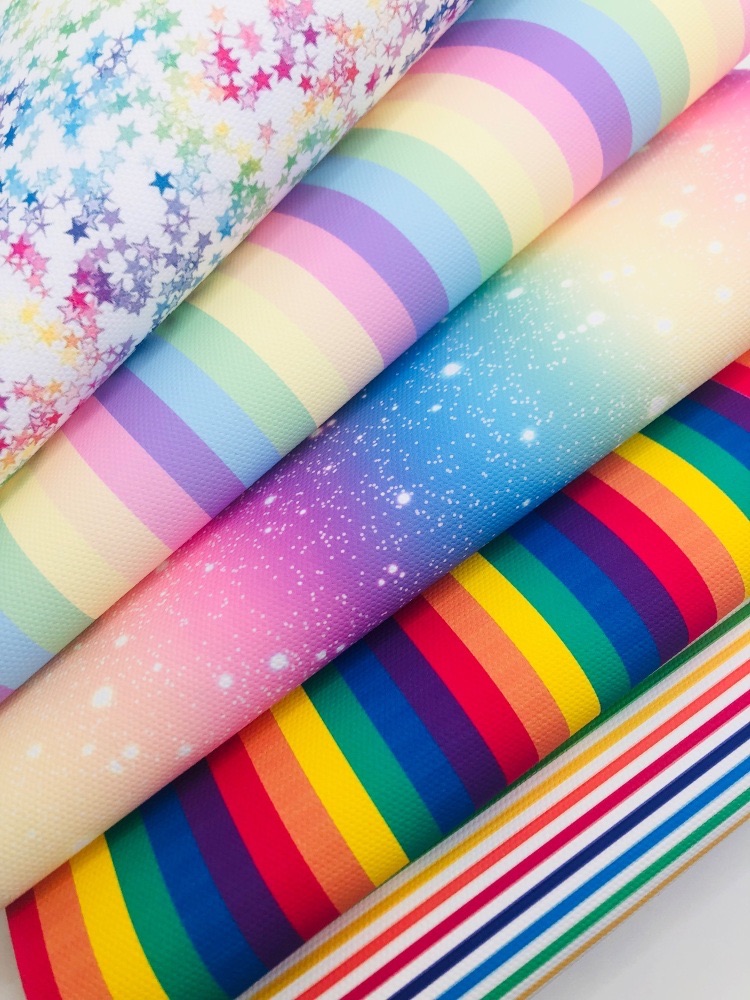 Special Limited Edition - Bright Rainbow Fiver Friday Printed Canvas Bundle