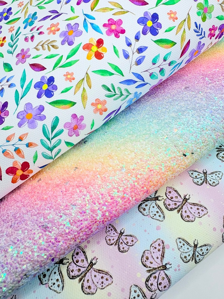 Frosted rainbow butterfly fiver friday bundle