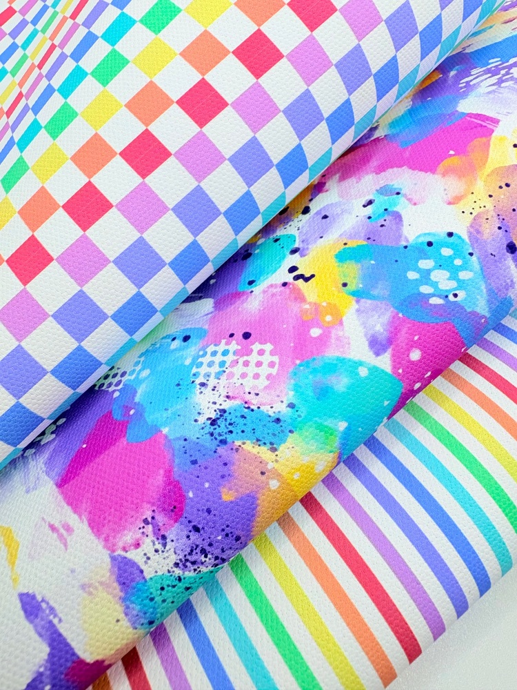 Pastel rainbow patterns fiver friday bundle