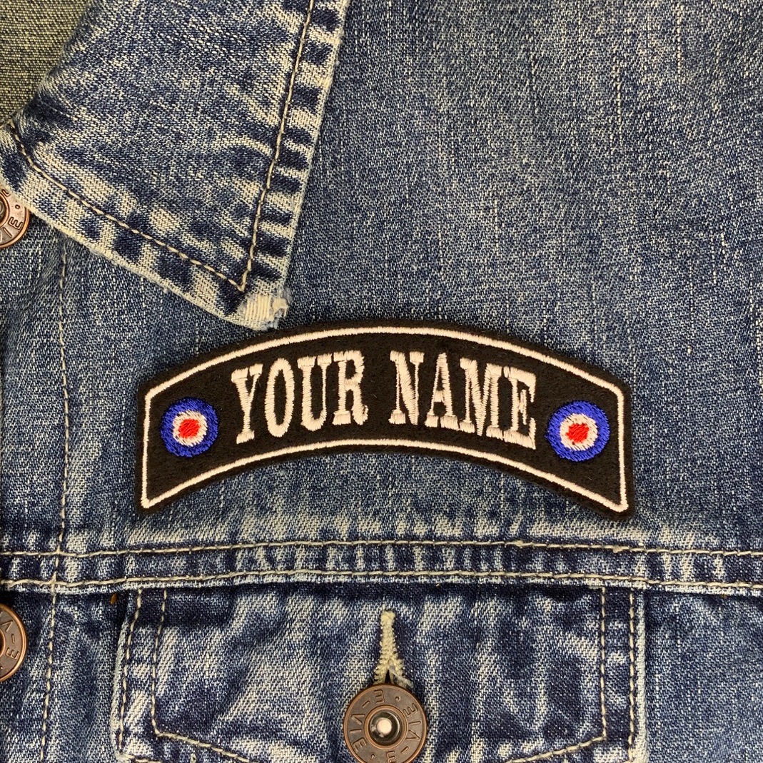 Small Mod Target Name Custom Personalised Felt Patch - 4