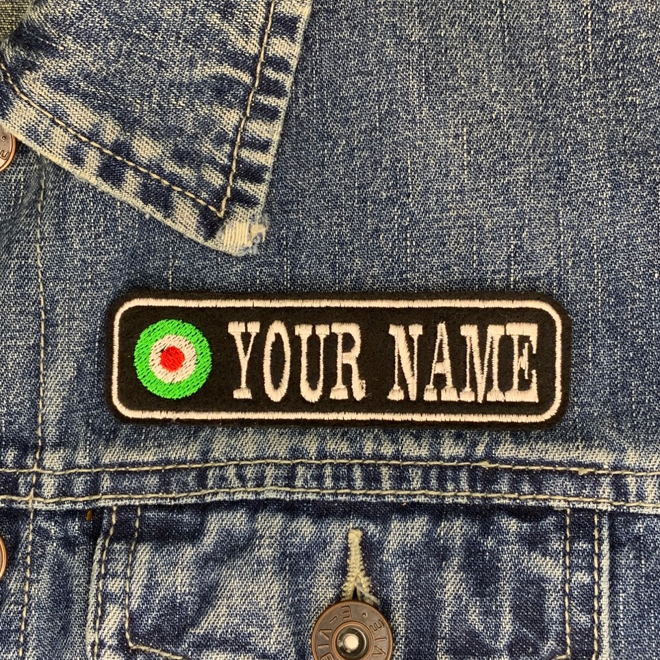 1 Line Personalised Italian Mod Target Patch