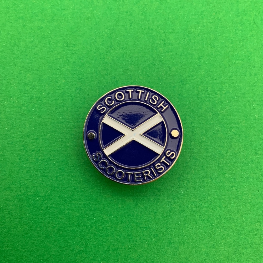 Scottish Scooterists Enamel Pin Badge #0010
