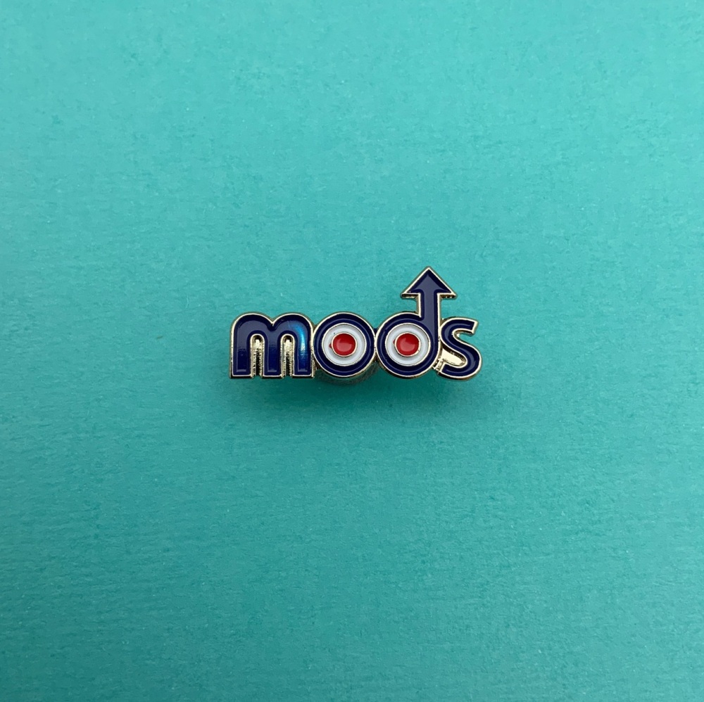 MODs Text Cut Out Enamel Pin Badge #0013