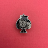 Skull Ace Metal Enamel Pin Badge #0015