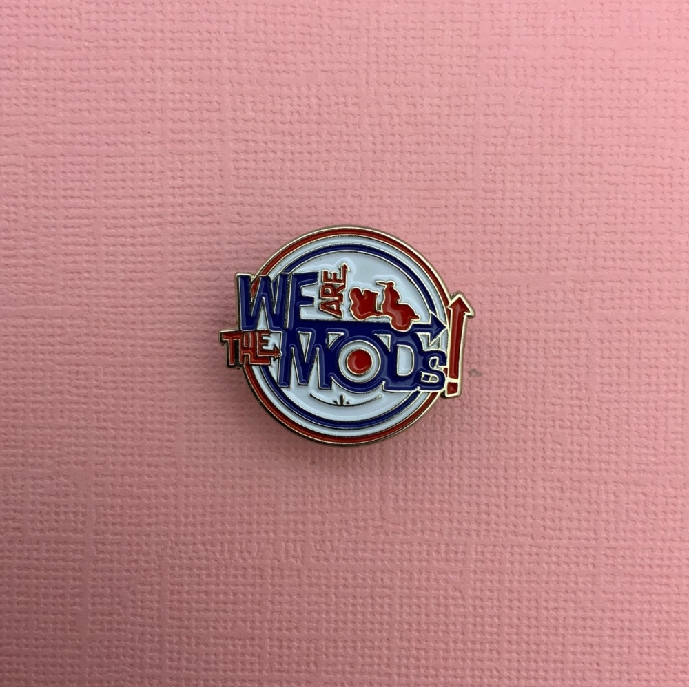 #0116 We Are The MODS Scooter  Enamel Metal Pin Badge