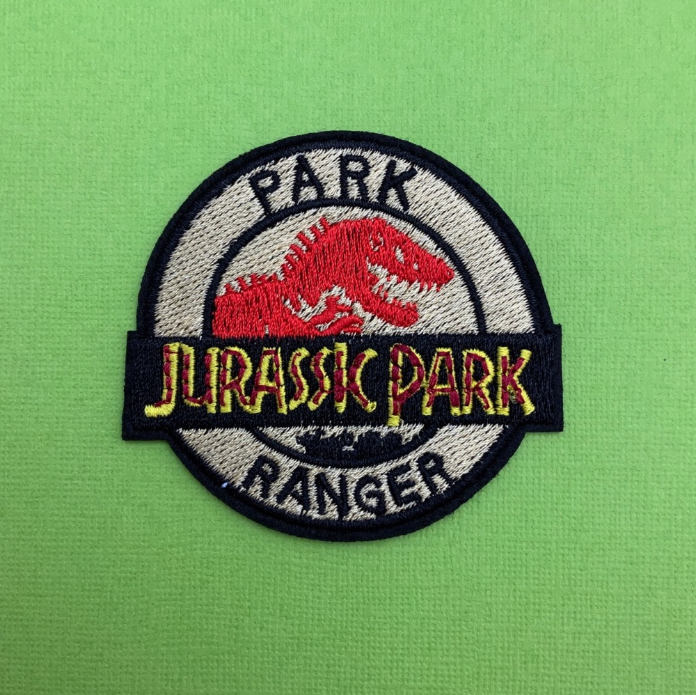 Park Ranger Jurassic Park Embroidered Fabric Patch #0088