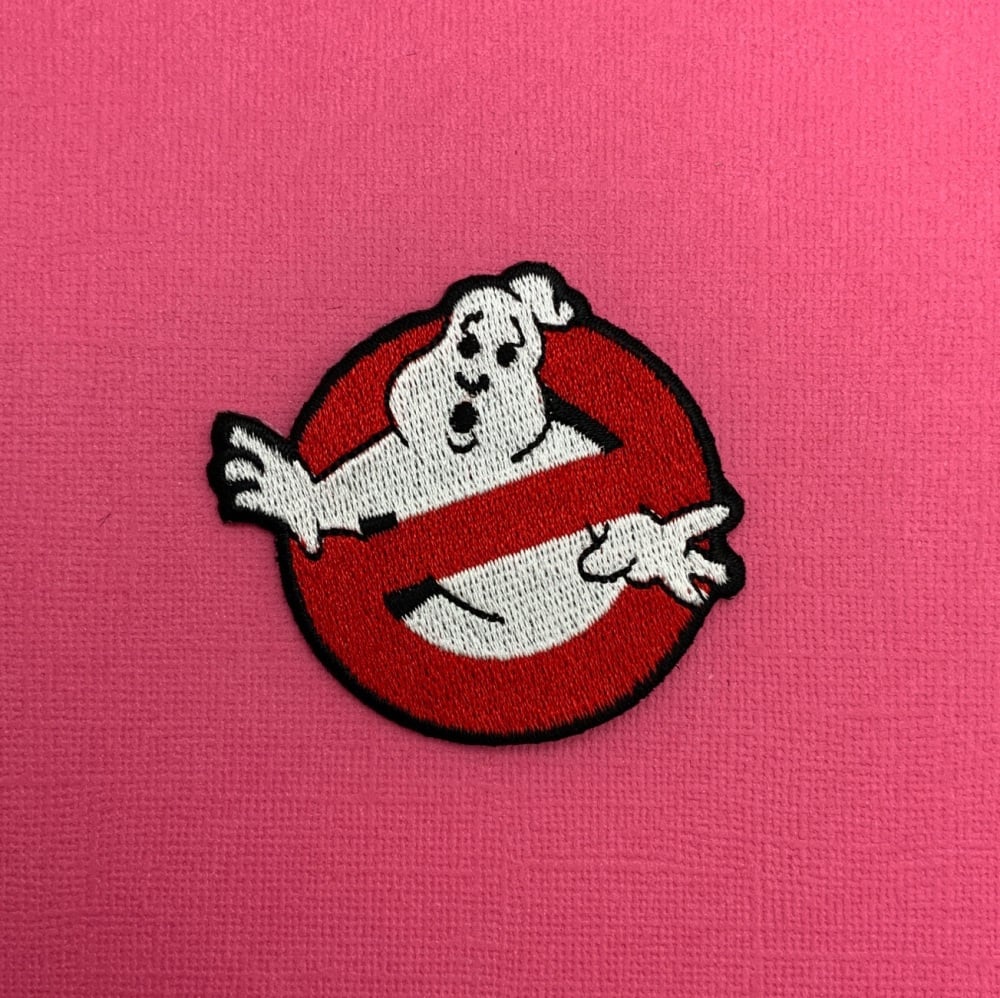 Small Ghostbusters Fabric Embroidered Patch Movies Film Fancy Dress Costume