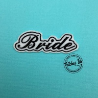 Bride Embroidered Small Patch #0124