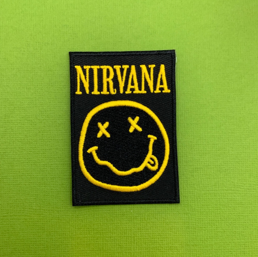 Nirvana Embroidered Fabric Patch Music Band #0111