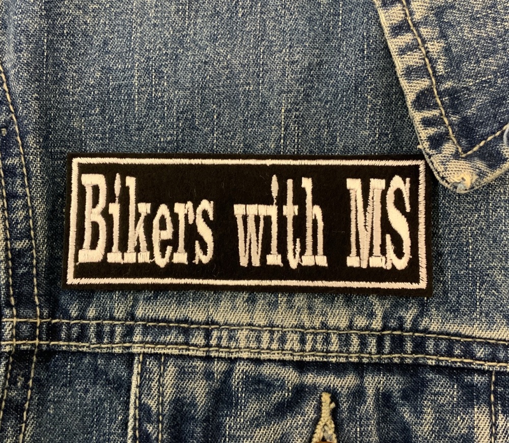 Bikers With MS Embroidered Patch - BWMS Club Patch