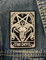 The Devil Tarot Card Embroidered Patch #0087