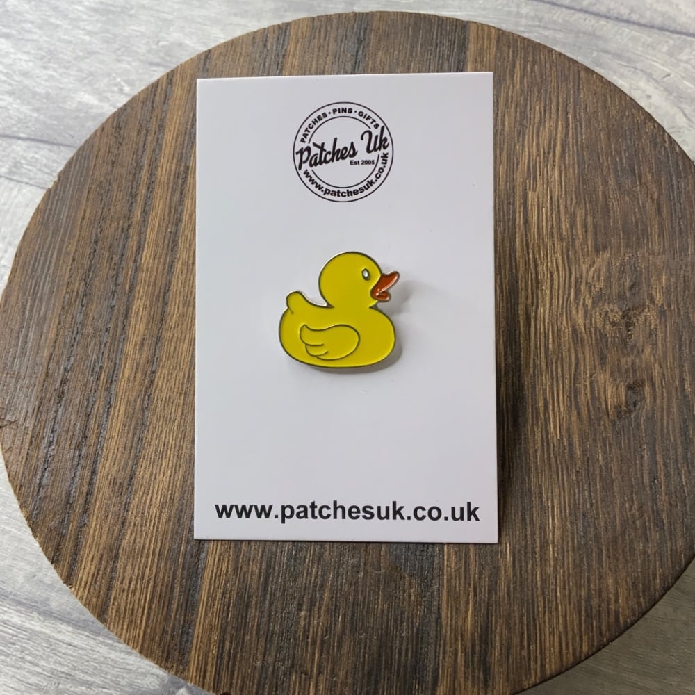 Yellow Rubber Duck Metal Enamel Pin Badge #0023