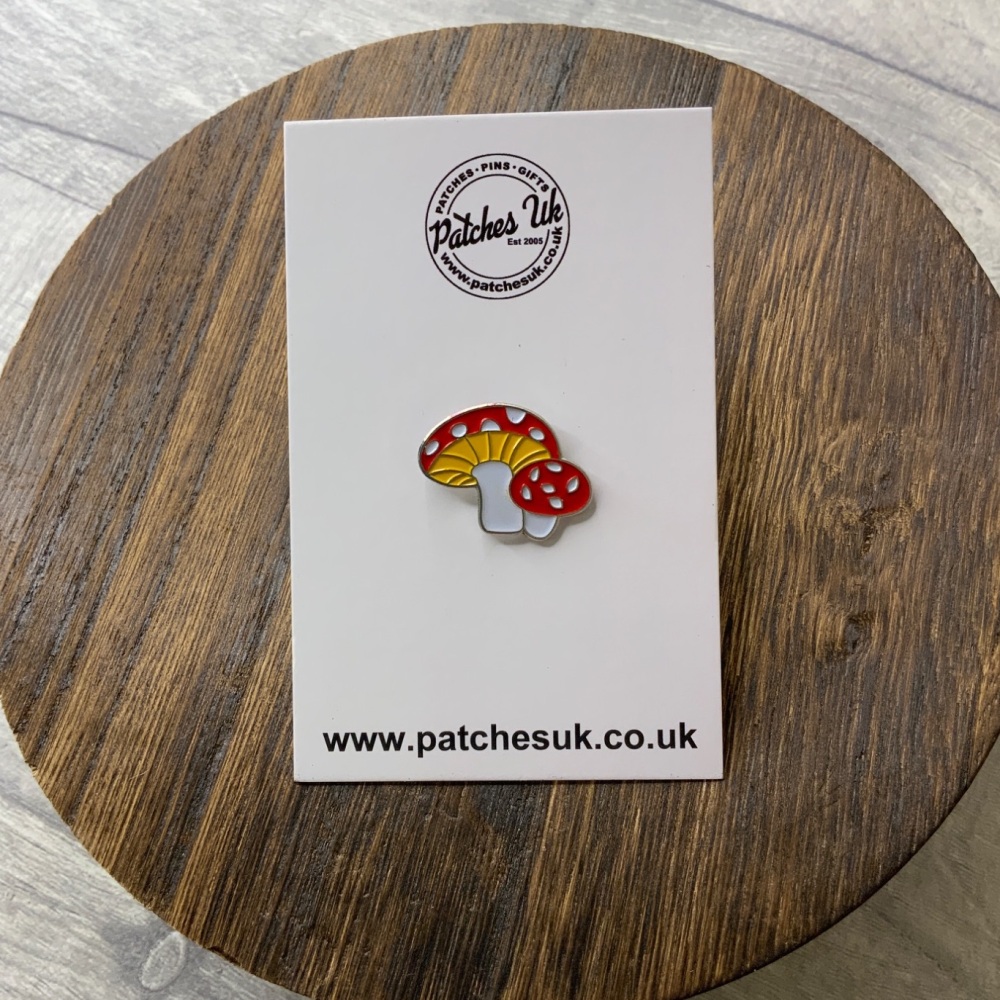 FairyTale Mushroom Metal Enamel Pin Badge #0024