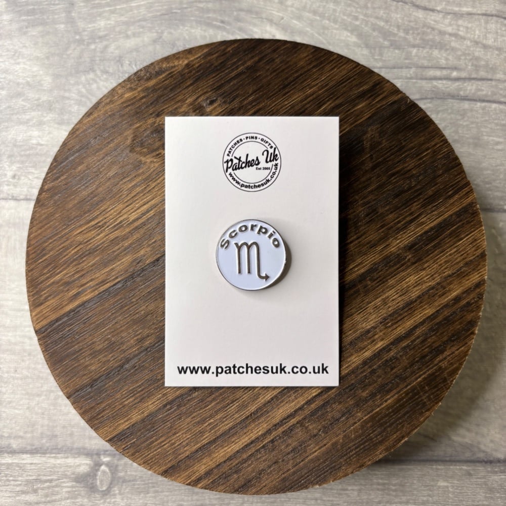 Scorpio Zodiac Star Sign Horoscope Enamel Pin Badge #0052