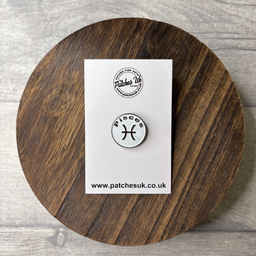 Pisces Zodiac Star Sign Horoscope Enamel Pin Badge #0056