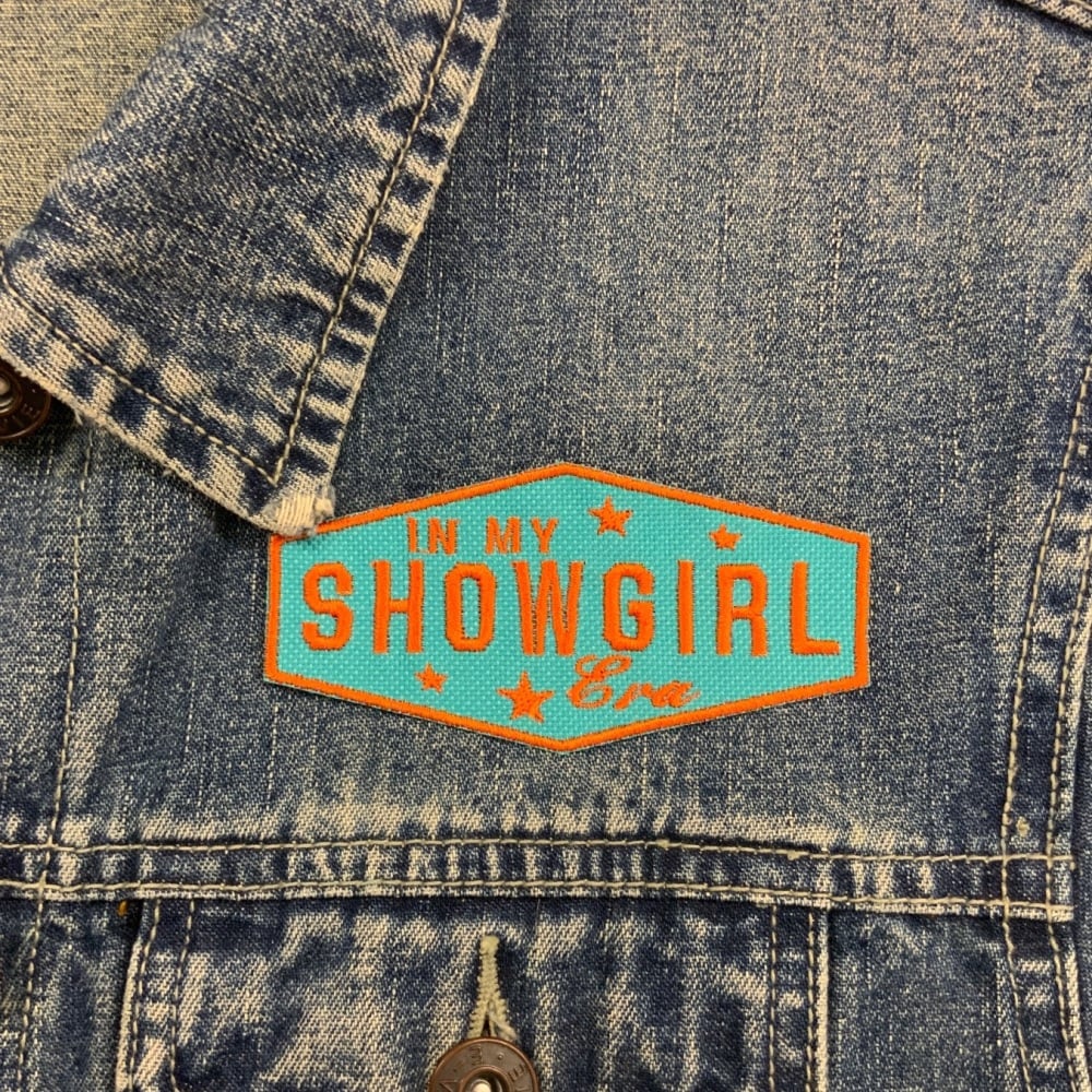 In My SHOWGIRL Era Embroidered Fabric Iron On Patch
