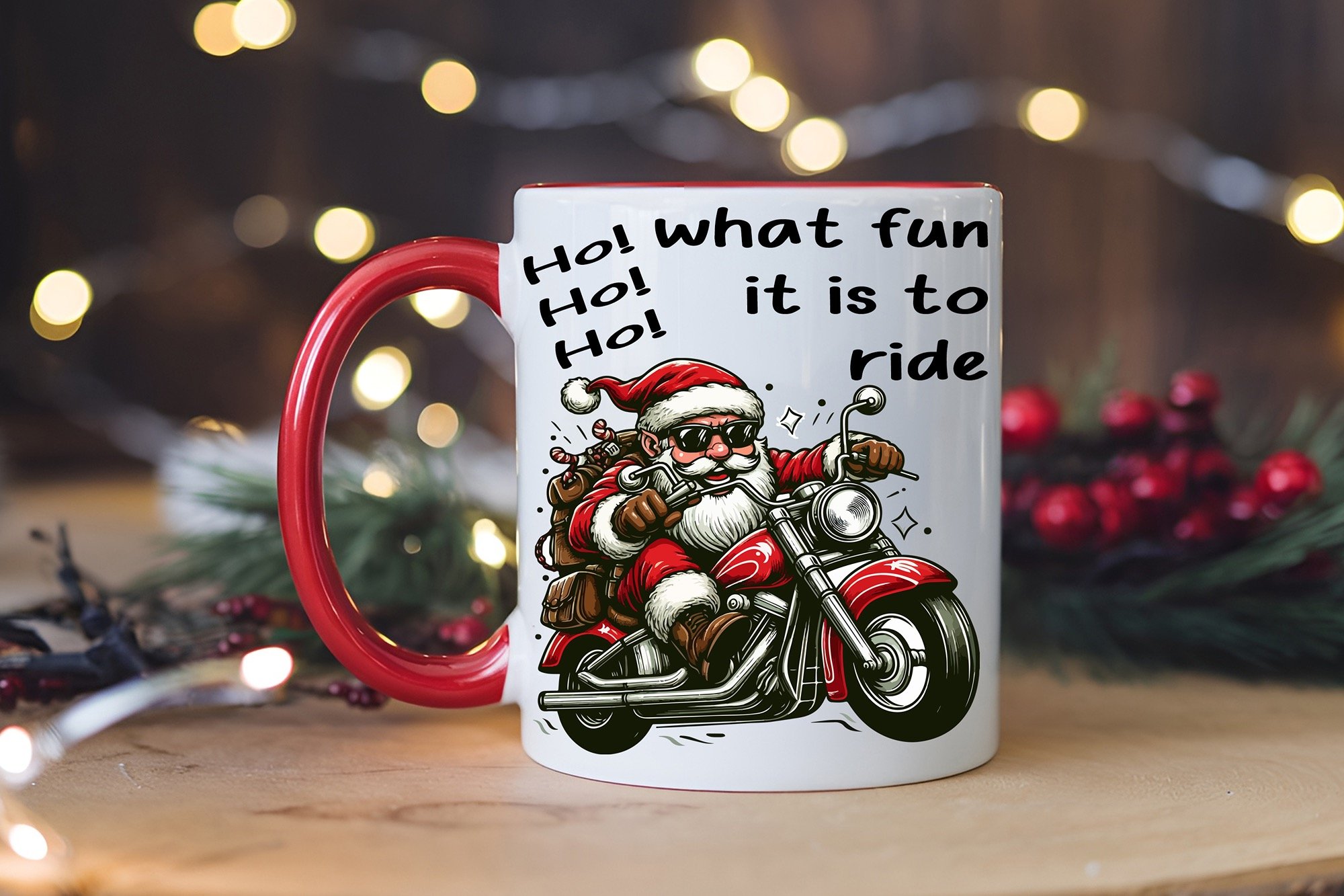 Motorbike santa