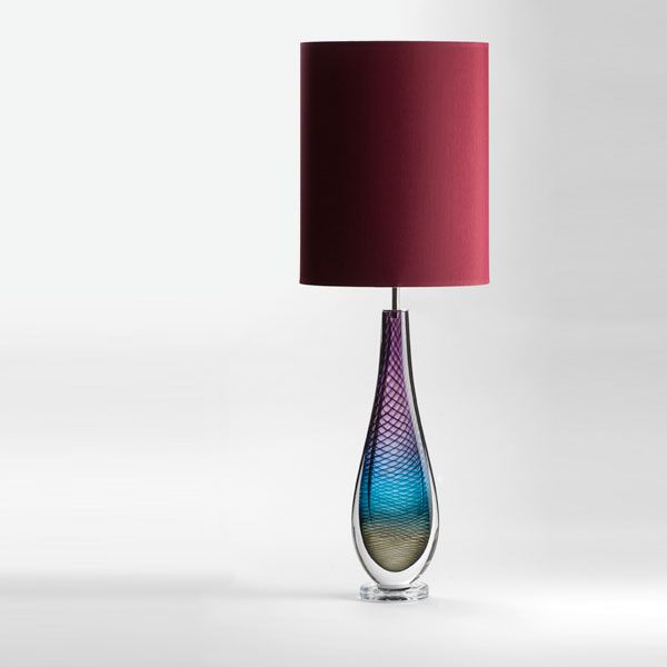 Large Westmorland Lamp | Fairfield | wine shade (unlit)