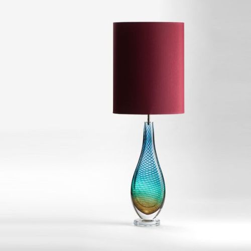 Large Westmorland Lamp | Grasmere | wine shade (unlit)