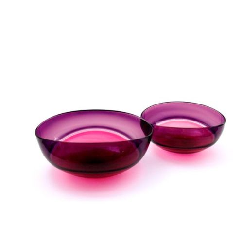 Oval Encalmo Bowl | small | antique rose & purple