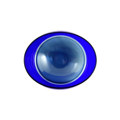 Oval Encalmo Bowl | small | steel & cobalt