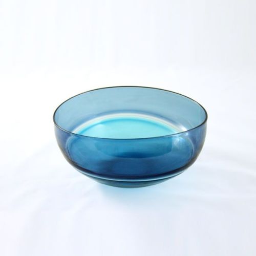 Oval Encalmo Bowl | small | turquoise & steel