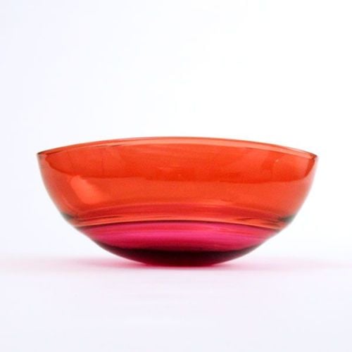 Oval Encalmo Bowl | medium | antique rose & peach
