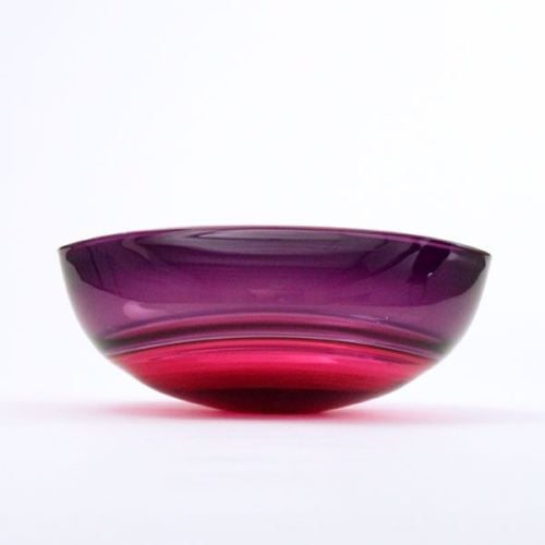 Oval Encalmo Bowl | medium | antique rose & purple