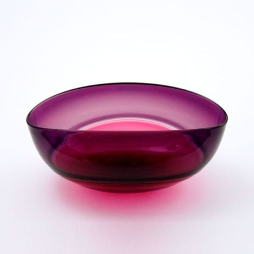 Oval Encalmo Bowl | medium | antique rose & purple