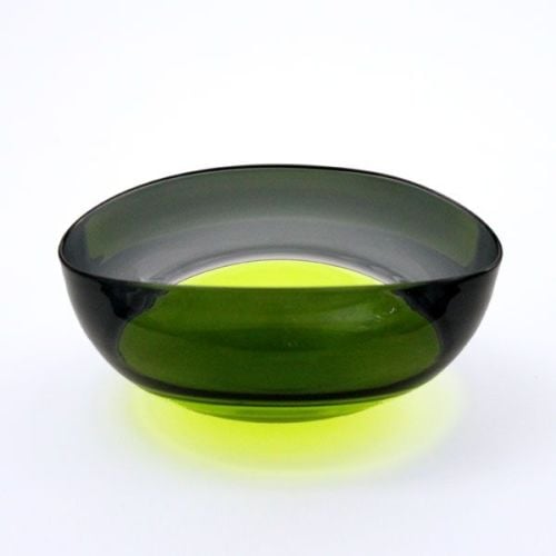Oval Encalmo Bowl | medium | lime & grey