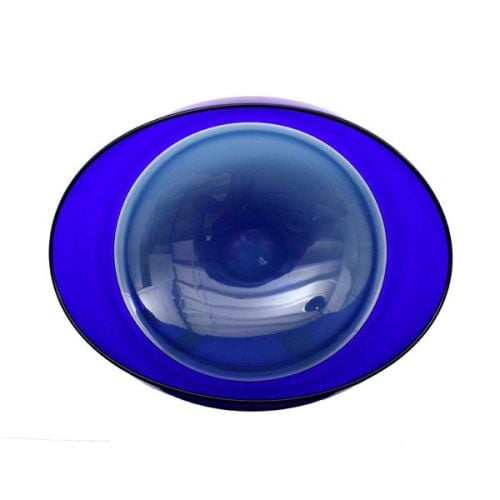 Oval Encalmo Bowl | medium | steel & cobalt