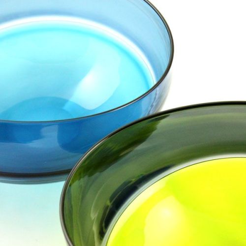 Oval Encalmo Bowl | medium | lime & grey