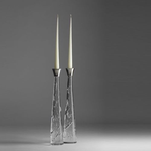 Zephyr Candlesticks | tall pair