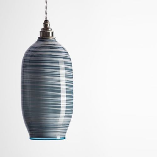 Beehive Pendant | dark opal grey unlit