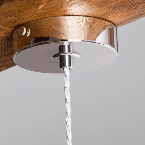 Beehive Pendants | celadon ceiling rose detail