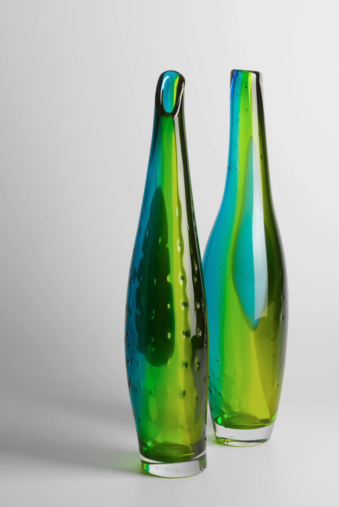 Bespoke Handblown glass made in the UK by Stewart Hearn