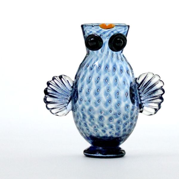 Owl Jug | steel blue