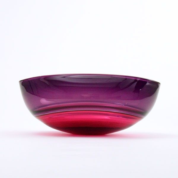  Oval Encalmo Bowl | medium | antique rose & purple