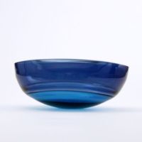  Oval Encalmo Bowl | medium | turquoise & steel