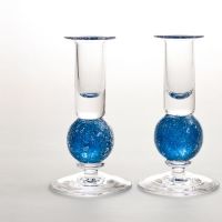<!-- 002 -->Stellar Candlesticks | turquoise pair
