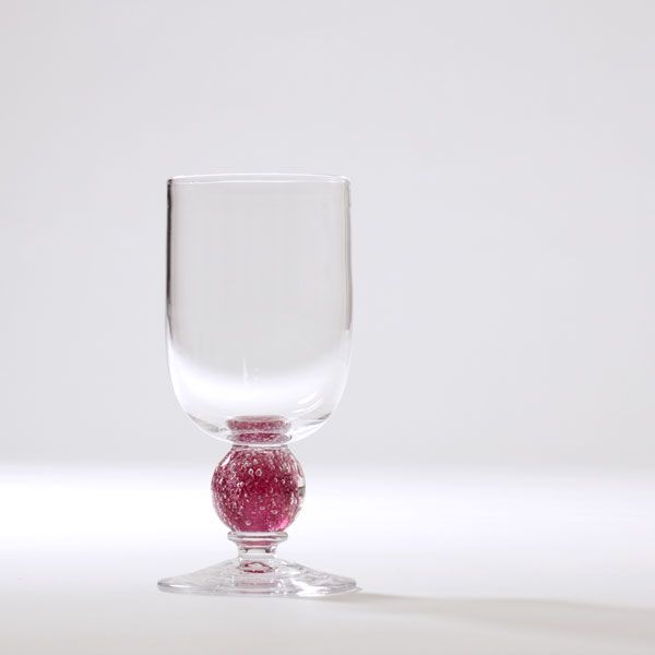 Stellar Wine Glass | cranberry