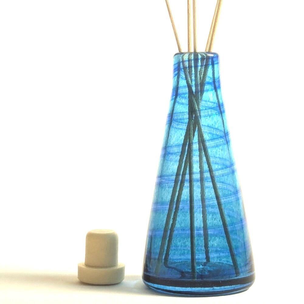 Reed Diffuser | turquoise spiral