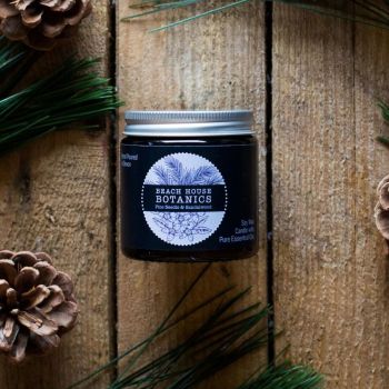 Pine Needle & Sandalwood Small Amber Jar 120ml