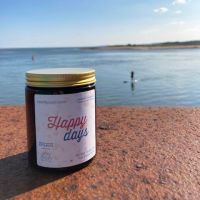 Happy Days Medium Amber Jar Candle 180 ml