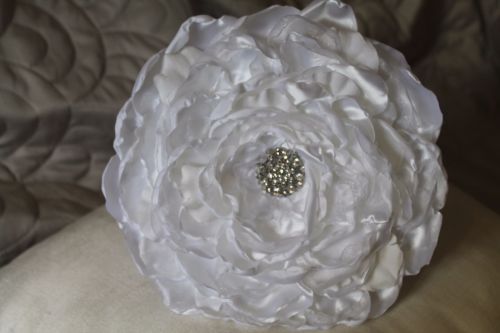 Large Single Flower Composite/ Glamelia Wedding Bouquet