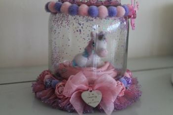 Magical Unicorn Decorative Jar Ornament