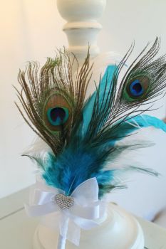 Peacock Feather Wedding Pen