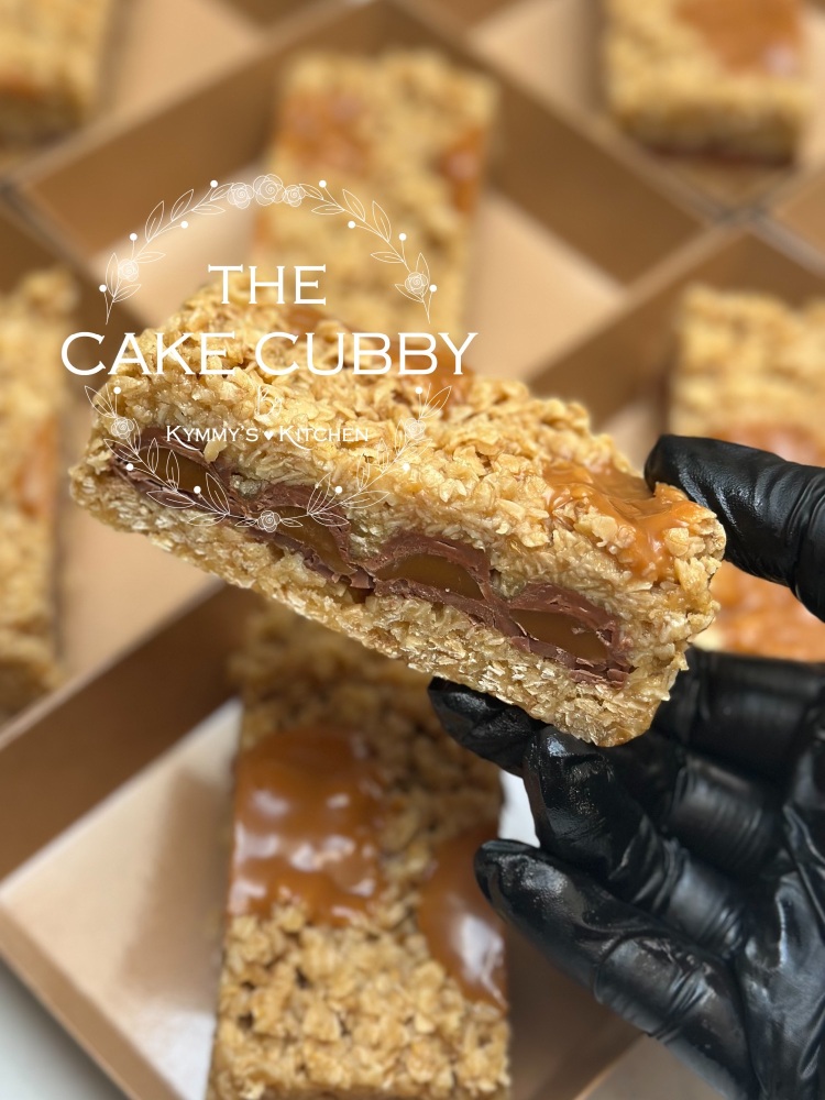 Dairy Milk Caramel Flapjack Slice